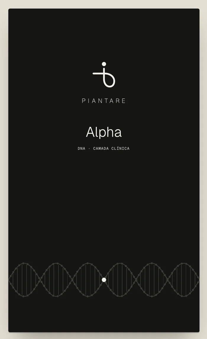Kit Piantare Alpha, envelope da camada clínica